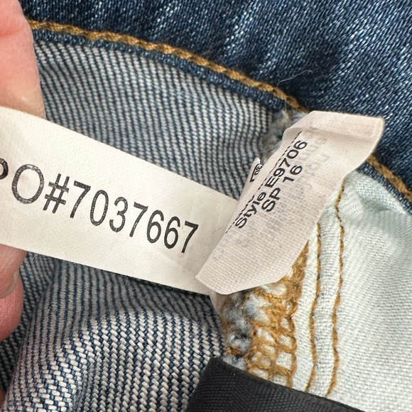 Womens Madewell jeans Flea Market Flare 25x 32 stretch EUC tall Boot cut - Picture 9 of 10